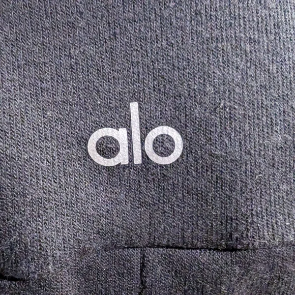 ALO Yoga Haze Pullover Cowl Neck - Black Size Small - Picture 4 of 4